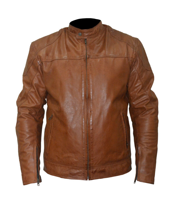Vintage Leather Jacket - Image 2