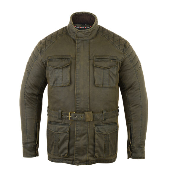 Quilted Field Leather Jacket