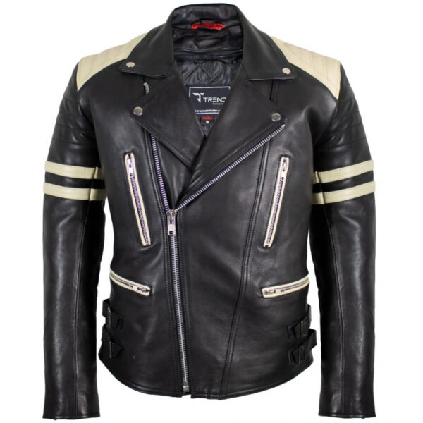 Vintage Biker Leather Jacket